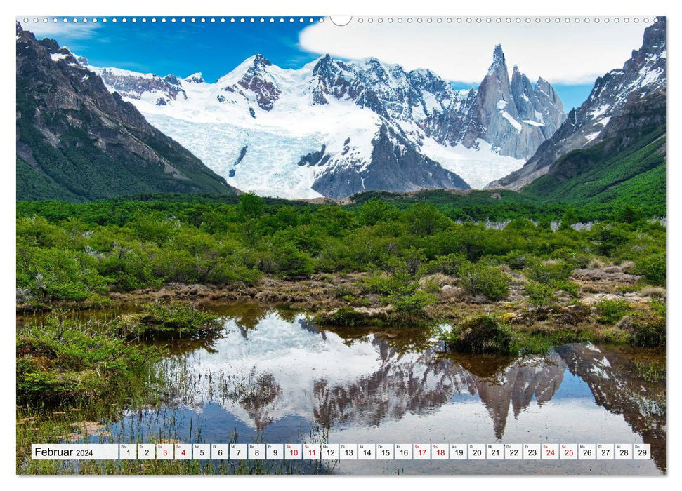 Patagonie : Impressions de l'autre bout du monde (Calendrier mural CALVENDO 2024) 