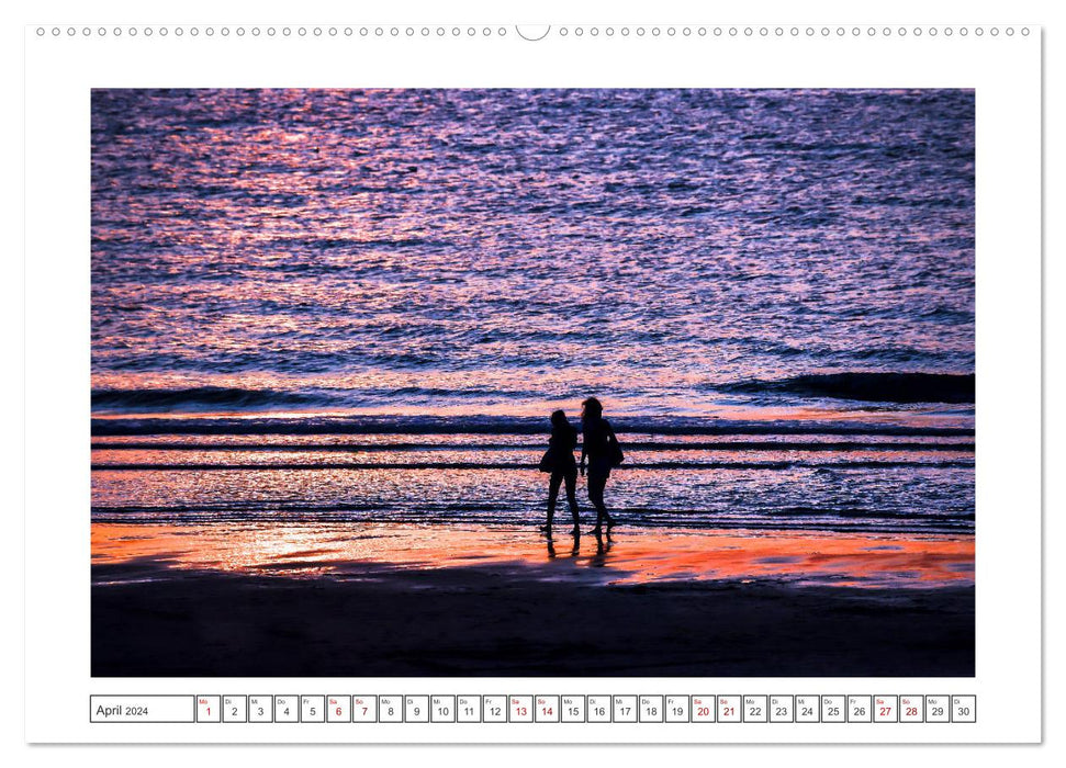 Stimmungsvolle Silhouetten (CALVENDO Premium Wandkalender 2024)